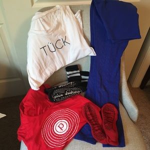 RED WHITE AND BLUE PURE BARRE bundle L/XL